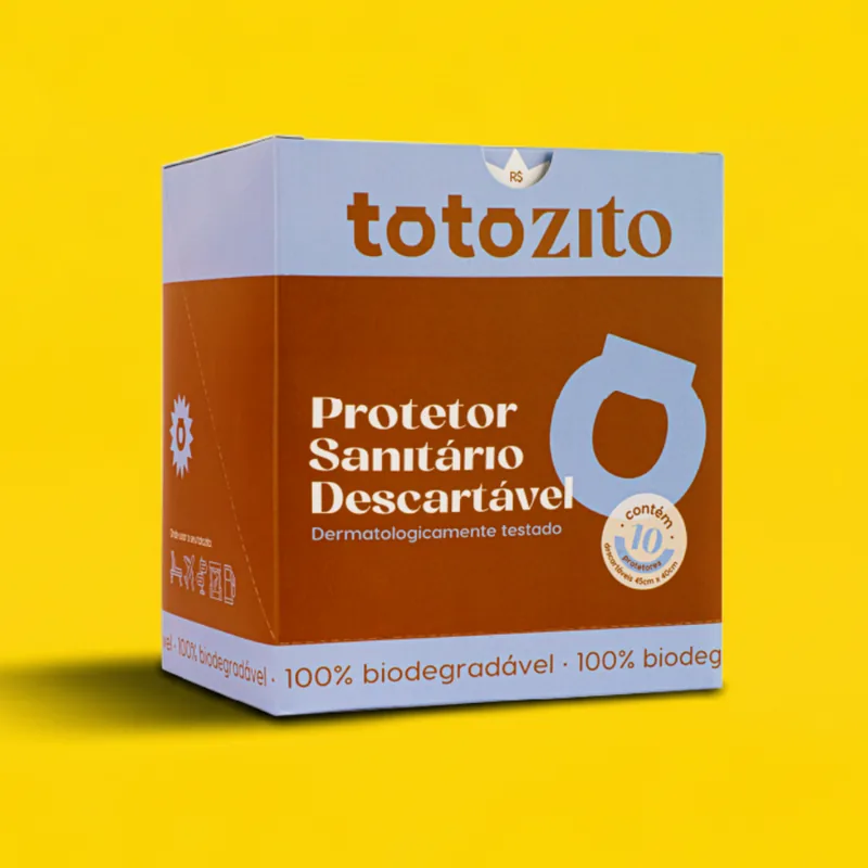 Caixa do Totozito, protetor de assento sanitário